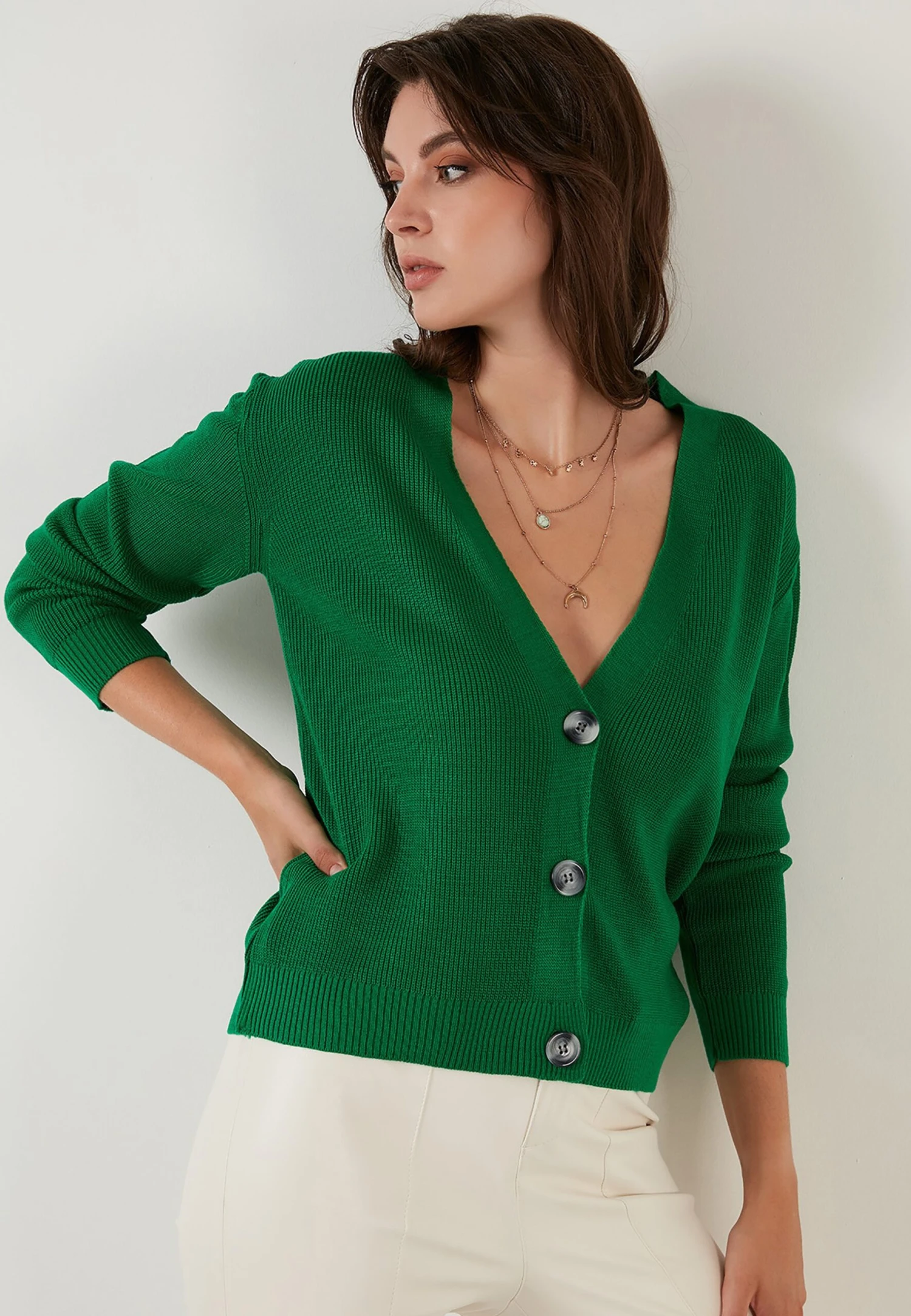 LELA Regular Fit - Cardigan - Benetton Color 4 LELA Regular Fit - Cardigan - Benetton Color - immagine 4