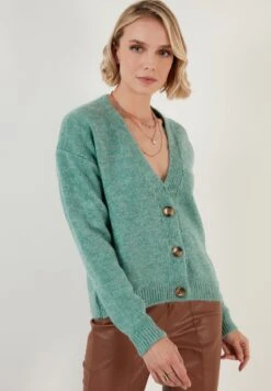 LELA Cardigan - Mint -Lela 74f7afc0ba3540499647b9ed41a579db