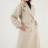 LELA Regular Fit - Trench - Stone