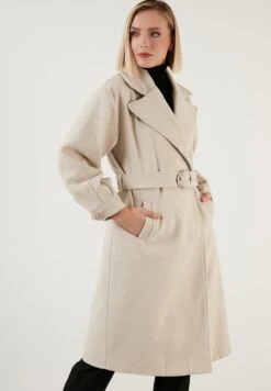 LELA Regular Fit - Trench - Stone