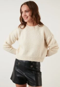 LELA MaglioneEcru Donna Maglieria L6S21I02B-A11