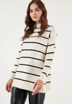 LELA MaglioneCream/Black Donna Maglieria L6S21I05E-A11 -Lela 77553eb34bdb4e75b41967ff9a7ffda5