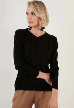 LELA Regular FitMaglioneBlack Donna Maglieria L6S21I03Y-Q11 -Lela 77b29188a567477992ef94146084c69d