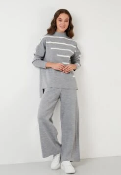 LELA Regular FitMaglioneGrey Donna Pantaloni L6S21I01V-C11