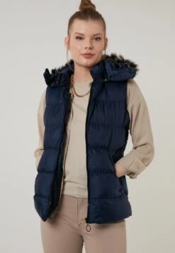 LELA Slim FitSmanicatoNavy Blue Donna Giacche E Blazer L6S21G001-K11 -Lela 79b8ba843b82433090bc02595a600c81