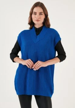 LELA V Neck MaglioneRoyal Blue Donna Maglieria L6S21I027-K11 -Lela 79c7ff532964424f878d40a562dc9b7a