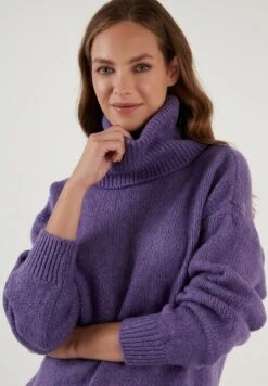 LELA Regular FitMaglionePurple Donna Maglieria L6S21I02J-I11 -Lela 7a4c15f4501f4e13a85b8bfe49cf9c5d