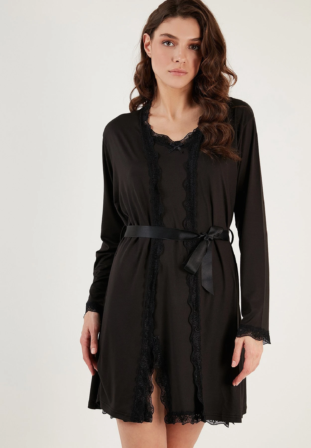 LELA Soft TouchCamicia Da NotteBlack Donna Intimo Notte E Loungewear L6S81P00P-Q11 1 LELA Soft TouchCamicia Da NotteBlack Donna Intimo Notte E Loungewear L6S81P00P-Q11