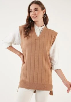 LELA Regular FitT-Shirt BasicCamel Donna T-shirt E Top L6S21I05F-B11 -Lela 7aab86050eb8471192d9d33ac1ef4932