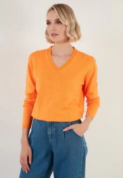 LELA Regular Fit - Maglione - Orange