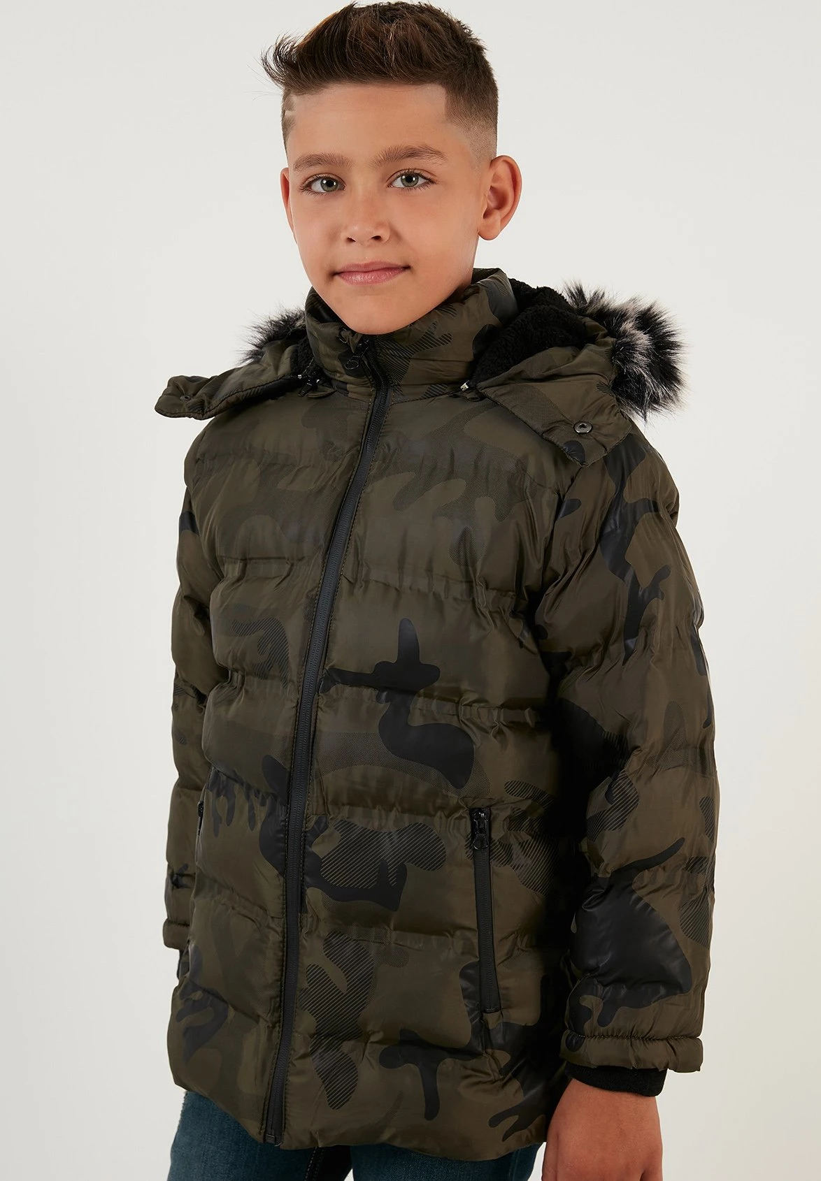 LELA Cappotto InvernaleKhaki Bambini Abbigliamento Outwear L6S24L00J-N11 7 LELA Cappotto InvernaleKhaki Bambini Abbigliamento Outwear L6S24L00J-N11 - immagine 7