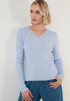 LELA Regular FitMaglioneBlue Donna Maglieria L6S21I03D-K11