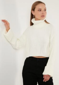 LELA Loose FitMaglioneEcru Donna Maglieria L6S21I04I-A11 -Lela 806d37573b064860a49f06bf475f8ead