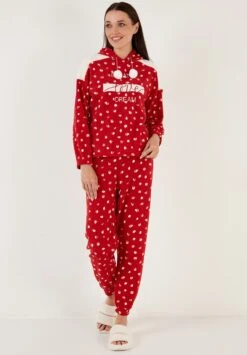 LELA Regular Fit SetPigiamaRed Donna Intimo Notte E Loungewear L6S81P012-G11