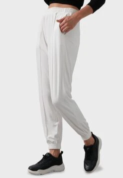 LELA Regular Fit - Pantaloni Sportivi - Ecru