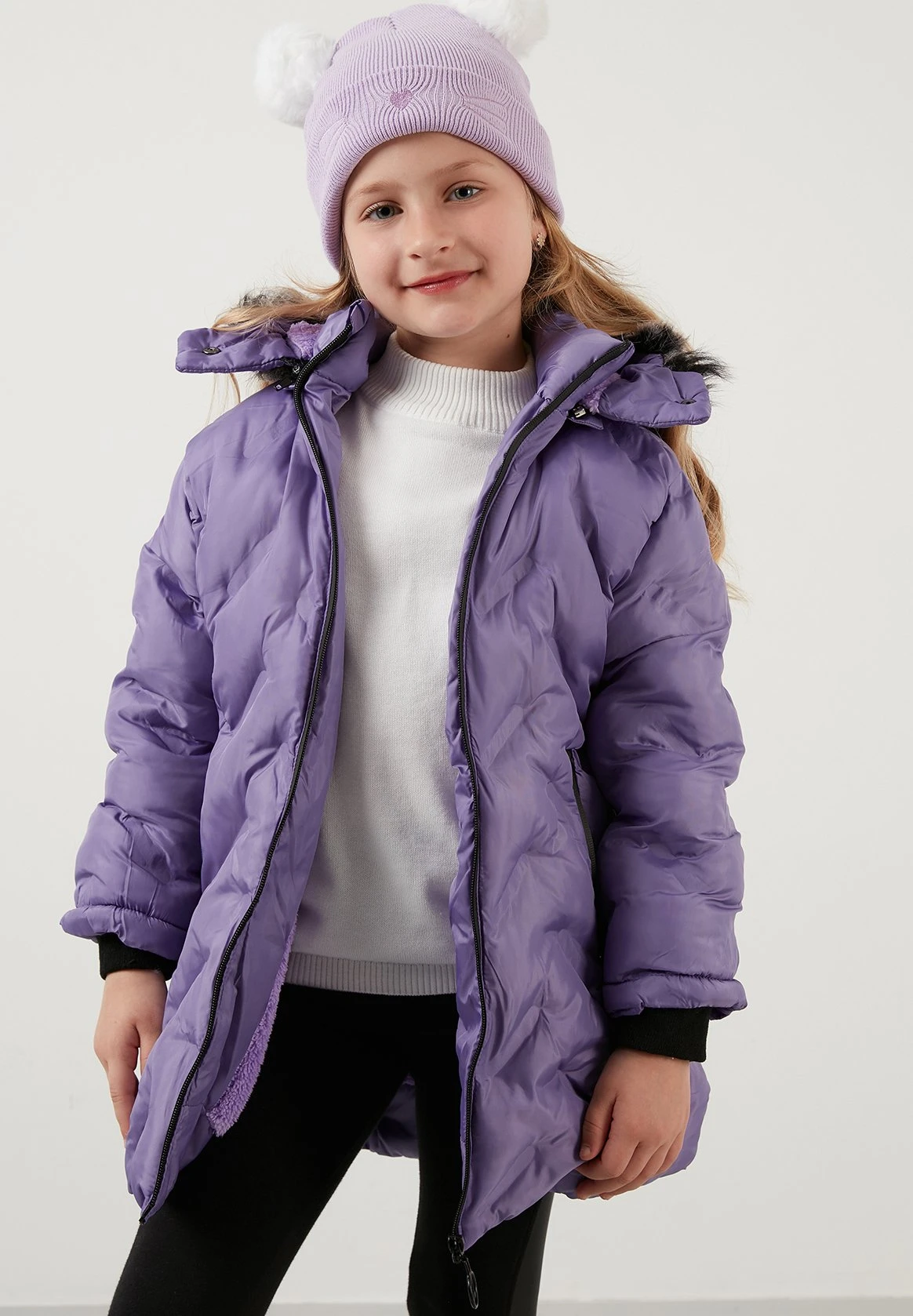 LELA Regular FitCappotto InvernaleLilac Bambini Abbigliamento Outwear L6S23L008-I11 6 LELA Regular FitCappotto InvernaleLilac Bambini Abbigliamento Outwear L6S23L008-I11 - immagine 6