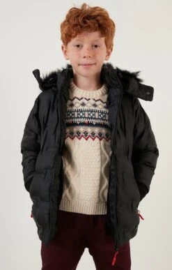 LELA Regular FitCappotto InvernaleBlack Bambini Abbigliamento Outwear L6S24L00M-Q11 -Lela 84a45b54ed7e4c09814dface30b29d35