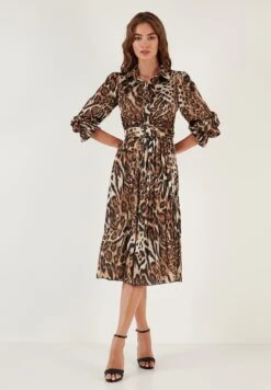 LELA Regular FitAbito A CamiciaLeopard Donna Vestiti L6S21C02M-O11