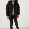 LELA Regular FitGiacca InvernaleBlack Bambini Abbigliamento Outwear L6S24L00C-Q11