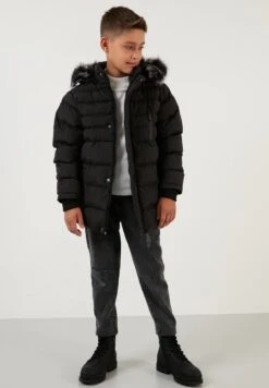 LELA Regular FitGiacca InvernaleBlack Bambini Abbigliamento Outwear L6S24L00C-Q11