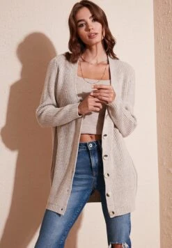 LELA Regular FitCardiganStone Colored Donna Maglieria L6S21I00T-B11 9 LELA Regular FitCardiganStone Colored Donna Maglieria L6S21I00T-B11 -Lela 8757271bf0ba46c6badfc23588c927aa