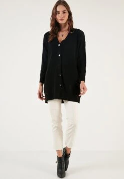 LELA CardiganBlack Donna Maglieria L6S21I05D-Q11 -Lela 87c4445e2d104da58903f80069260988