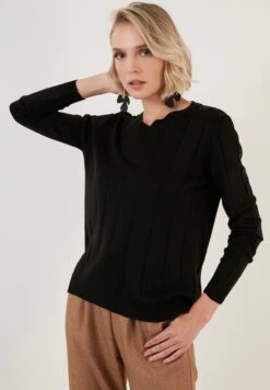 LELA Regular FitMaglioneBlack Donna Maglieria L6S21I03Y-Q11 -Lela 886acc0c7852476d8b51da03bc7943f7