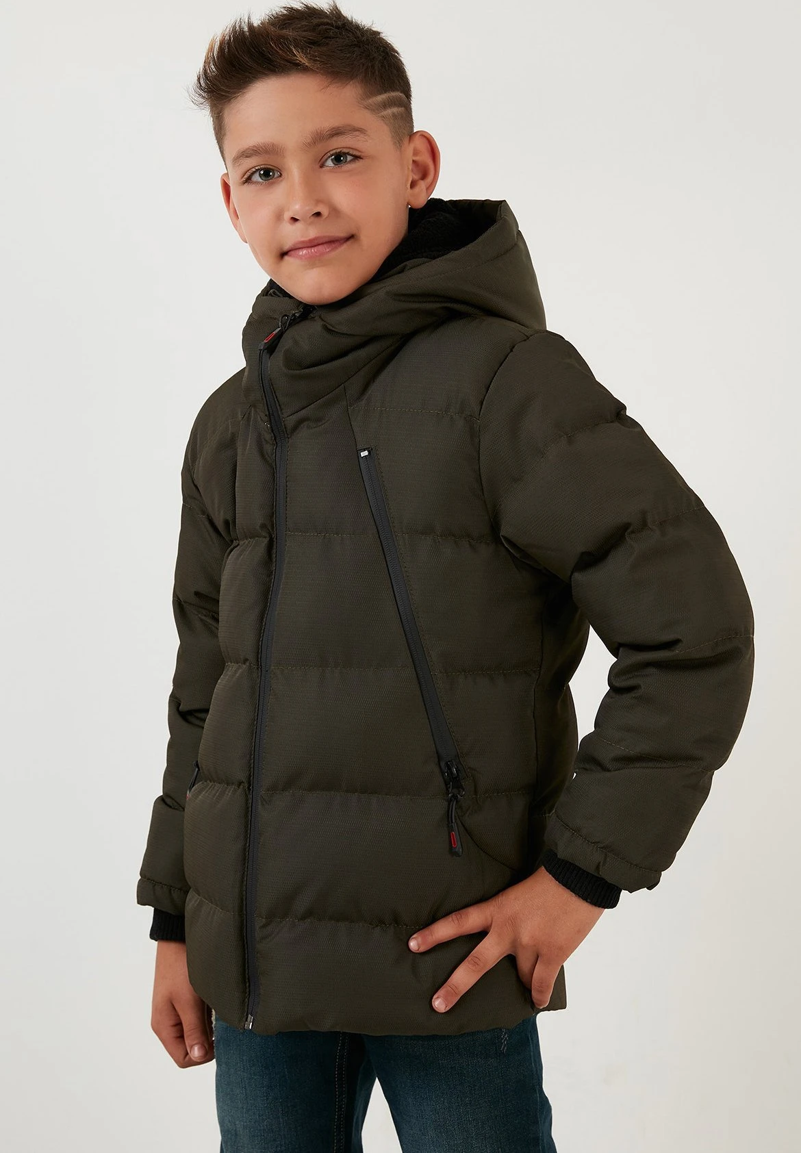 LELA Regular FitGiacca InvernaleDark Khaki Bambini Abbigliamento Outwear L6S22T00G-N11 5 LELA Regular FitGiacca InvernaleDark Khaki Bambini Abbigliamento Outwear L6S22T00G-N11 - immagine 5