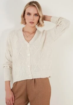 LELA CardiganEcru Donna Maglieria L6S21I03R-A11 10 LELA CardiganEcru Donna Maglieria L6S21I03R-A11 -Lela 8b41b10555c54472be5d523d47e49565