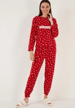 LELA Regular FitPigiamaRed Donna Intimo Notte E Loungewear L6S81P00U-G11