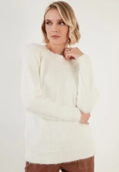 LELA Regular FitMaglioneEcru Donna Maglieria L6S21I045-A11 -Lela 8c6d3b019b874d53988ced1c873897b7