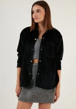 LELA Loose FitCamiciaBlack Donna Camicie E Bluse L6S21E042-Q11 -Lela 8f6600eab01347c7871ab787ed6738e6