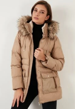 LELA Regular FitCappotto InvernaleDark Beige Donna Cappotti L6S21U01N-B11 -Lela 8fbe73a93a7c4c7a8a3f5d0db816f165