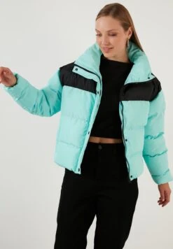 LELA Regular FitGiacca InvernaleBlack/Mint Donna Giacche E Blazer L6S21U014-M11 -Lela 8fd9fcd7069e4b81b2601db983597bb0