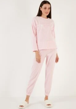 LELA SetPigiamaPink Melange Donna Intimo Notte E Loungewear L6S81P00V-J11