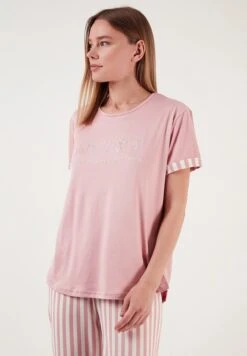 LELA Soft Touch SetPigiamaPowder Pink Donna Intimo Notte E Loungewear L6S81P00R-J11 -Lela 91aed33d61264a4c8aeae7328f8ec984