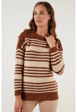 LELA Regular FitMaglioneLight Brown Beige Donna Maglieria L6S21I02O-O11 -Lela 952a45cddf2f4acbaa4e1df716eeb6d9