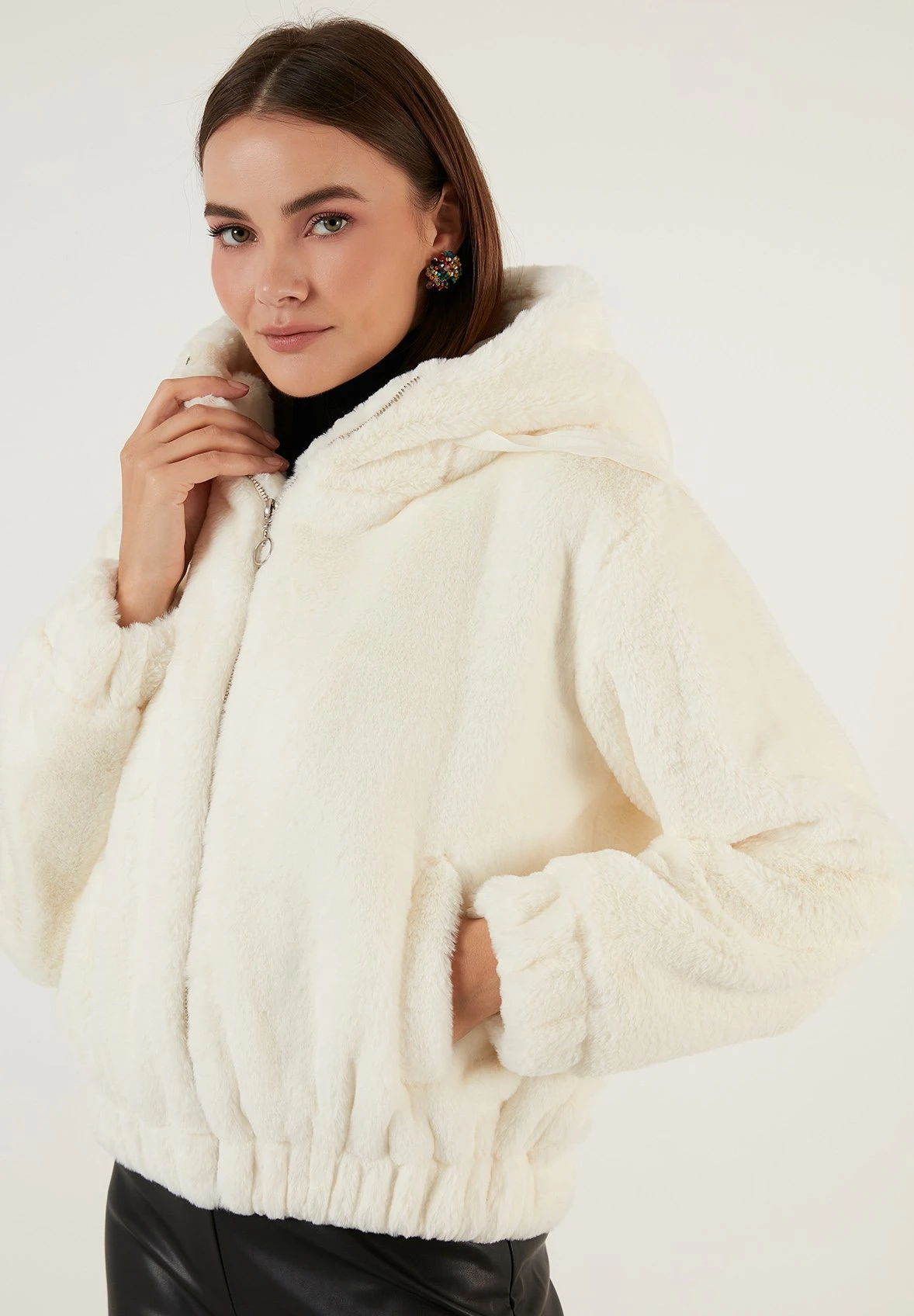 LELA Giacca Da Mezza StagioneWhite Donna Giacche E Blazer L6S21G00B-A11 4 LELA Giacca Da Mezza StagioneWhite Donna Giacche E Blazer L6S21G00B-A11 - immagine 4