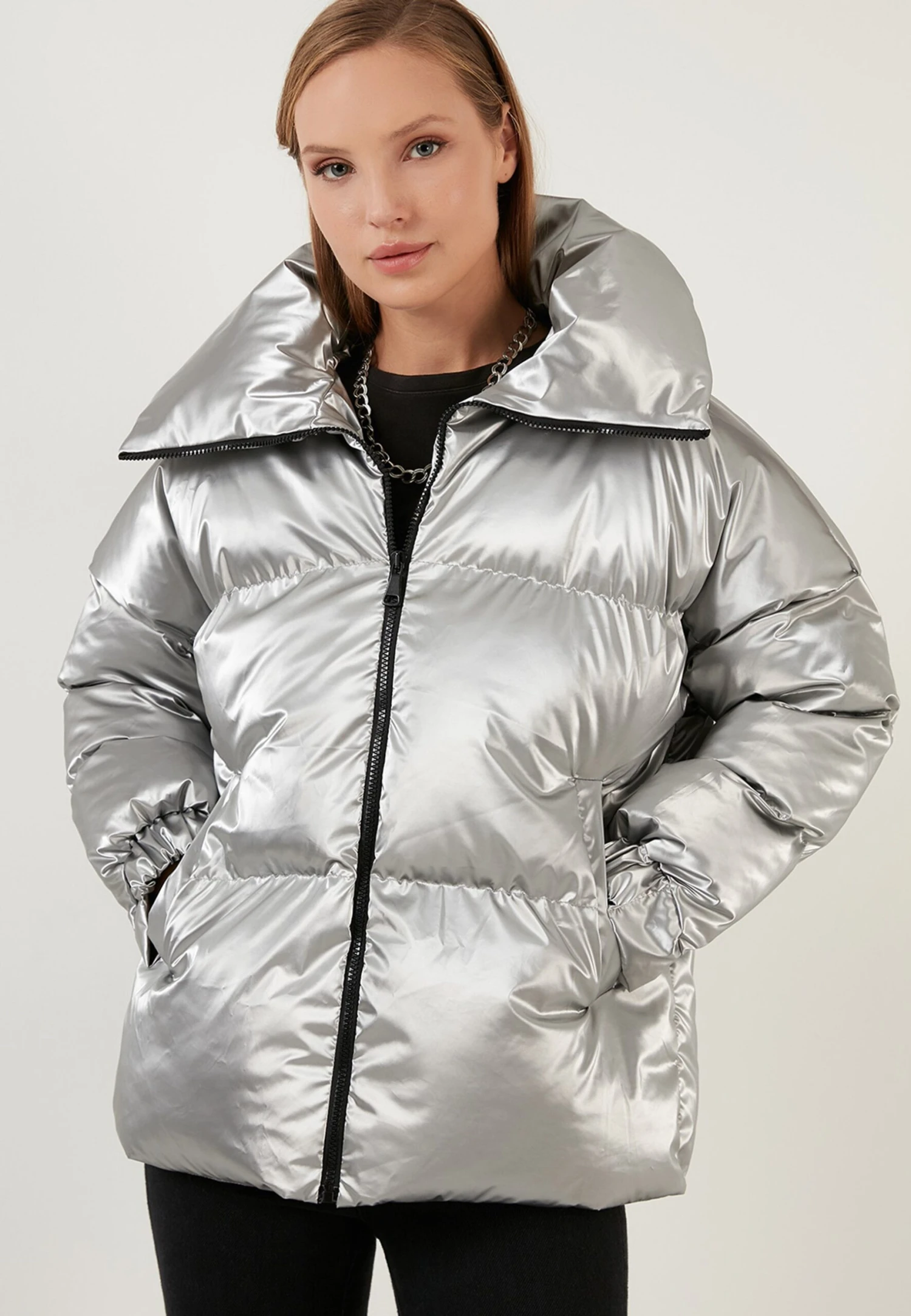 LELA Giacca InvernaleGrey Donna Giacche E Blazer L6S21U01O-C11 1 LELA Giacca InvernaleGrey Donna Giacche E Blazer L6S21U01O-C11