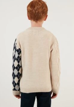 LELA Regular FitCardiganEcru Bambini Pullover & Cardigan L6S24J003-A11 -Lela 96e6fcee8a0a4091bbebe237d70380ef