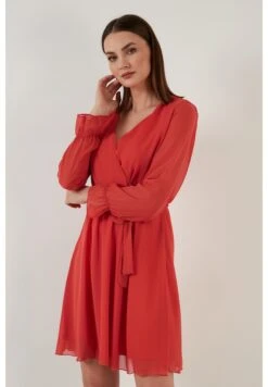 LELA Mini- Vestito Estivo - Orange -Lela 98ed146cbcc84bceb3cd7d7fcea6372a