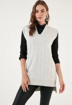 LELA Regular FitT-Shirt BasicSnow Grey Donna T-shirt E Top L6S21I05F-C11