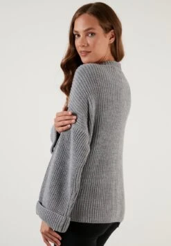 LELA CardiganGrey Donna Maglieria L6S21I02M-C11 -Lela 9b1cb1513f084804b621ecf270d1b808