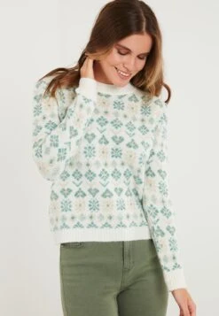 LELA Regular FitMaglioneEcru Donna Maglieria L6S21I013-A11 -Lela 9cc0e8afddfd475bb69fbc434c47f9be