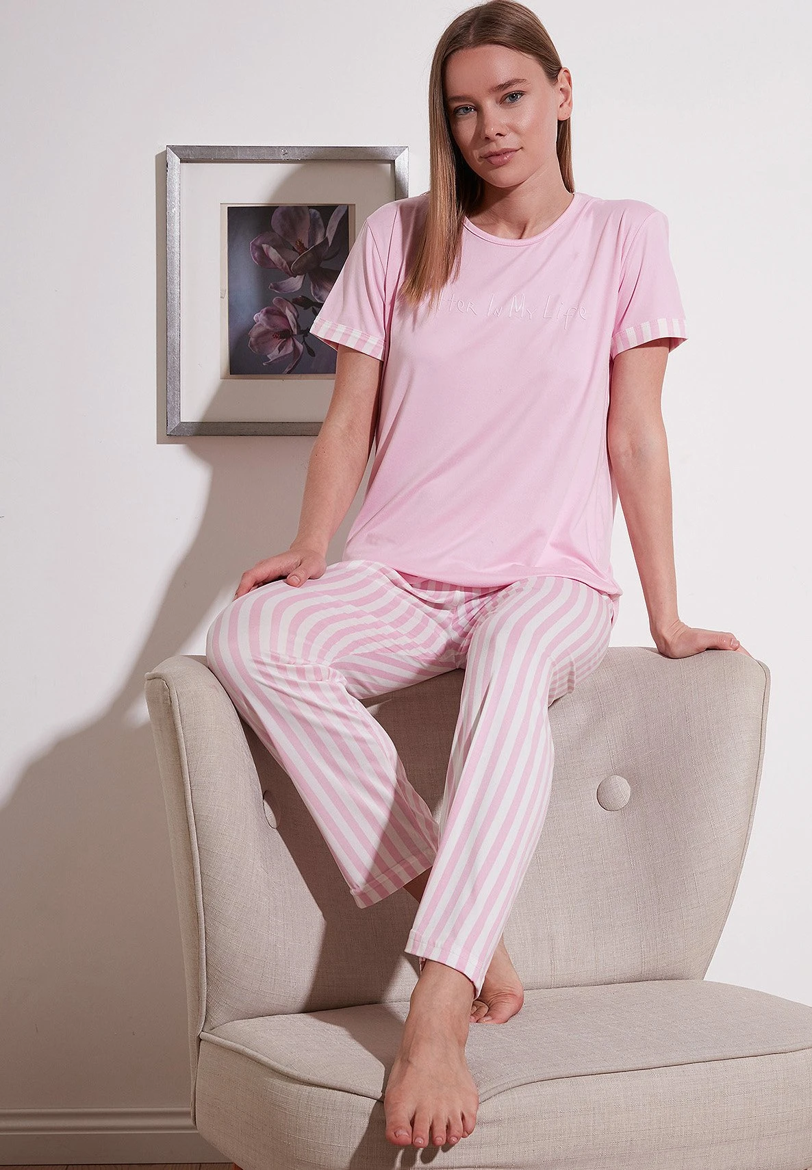 LELA Soft Touch SetPigiamaPink Donna Intimo Notte E Loungewear L6S81P00R-J12 7 LELA Soft Touch SetPigiamaPink Donna Intimo Notte E Loungewear L6S81P00R-J12 - immagine 7