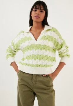 LELA Polo - Ecru/Green 7 LELA Polo - Ecru/Green -Lela 9d3b06e7390d4772bfc81b74fda9f7f6