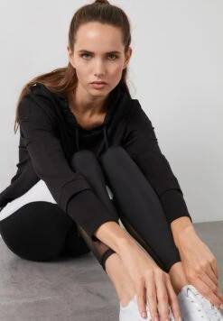 LELA Felpa Con CappuccioBlack Donna Felpe L6S21I005-Q11 6 LELA Felpa Con CappuccioBlack Donna Felpe L6S21I005-Q11 -Lela 9f31af8940b74d93853912a8f2e98fc6