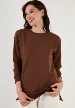 LELA Regular FitFelpaBrown Donna Felpe L6S21J00H-O11 -Lela 9fd496d1bfa24427a64f8daf7d9f4ffb