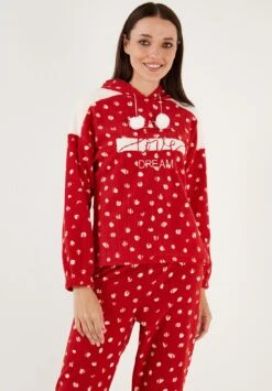 LELA Regular Fit SetPigiamaRed Donna Intimo Notte E Loungewear L6S81P012-G11 -Lela a1279cb268e5414eb6c52d9723633341