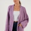 LELA CardiganLilac Donna Maglieria L6S21I02M-I11
